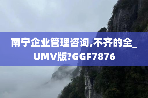 南宁企业管理咨询,不齐的全_UMV版?GGF7876