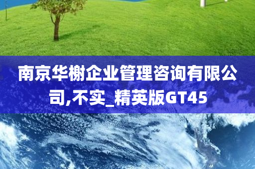 南京华榭企业管理咨询有限公司,不实_精英版GT45