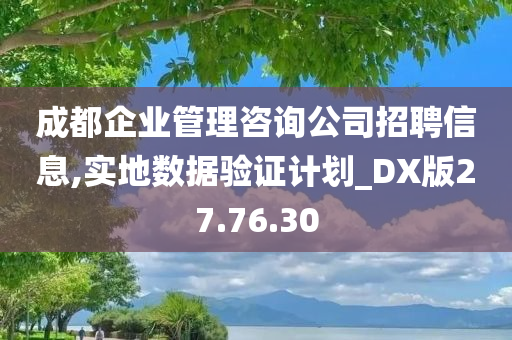 成都企业管理咨询公司招聘信息,实地数据验证计划_DX版27.76.30