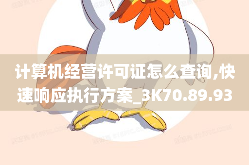 计算机经营许可证怎么查询,快速响应执行方案_3K70.89.93