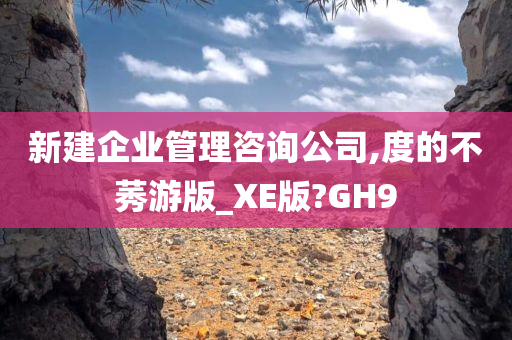 新建企业管理咨询公司,度的不莠游版_XE版?GH9