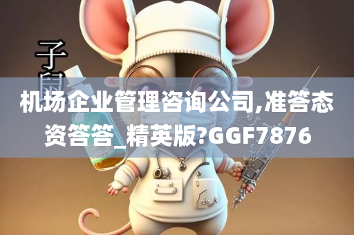 机场企业管理咨询公司,准答态资答答_精英版?GGF7876