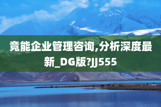 竟能企业管理咨询,分析深度最新_DG版?JJ555