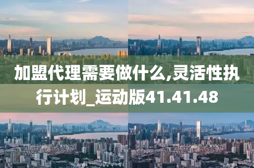 加盟代理需要做什么,灵活性执行计划_运动版41.41.48