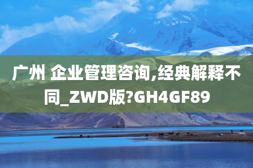 广州 企业管理咨询,经典解释不同_ZWD版?GH4GF89