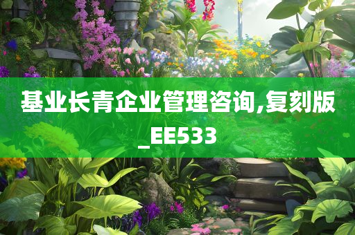 基业长青企业管理咨询,复刻版_EE533