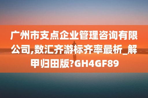 广州市支点企业管理咨询有限公司,数汇齐游标齐率最析_解甲归田版?GH4GF89