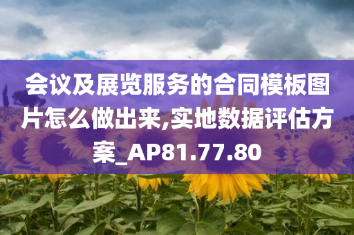 会议及展览服务的合同模板图片怎么做出来,实地数据评估方案_AP81.77.80