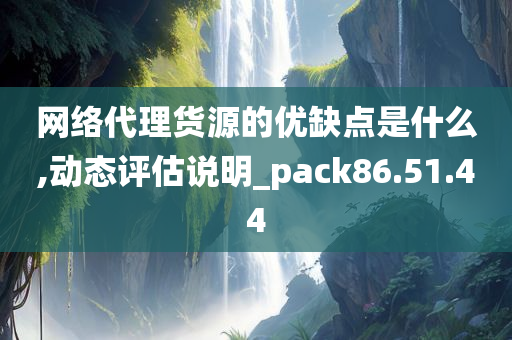 网络代理货源的优缺点是什么,动态评估说明_pack86.51.44