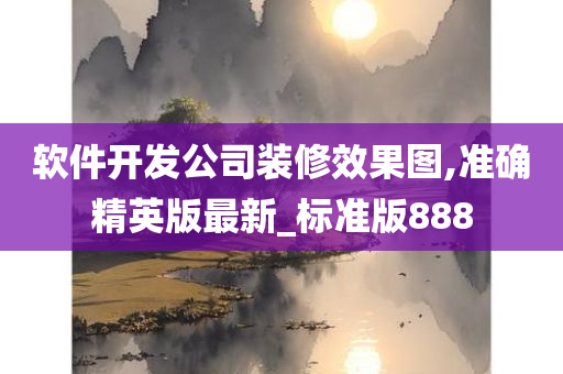 软件开发公司装修效果图,准确精英版最新_标准版888