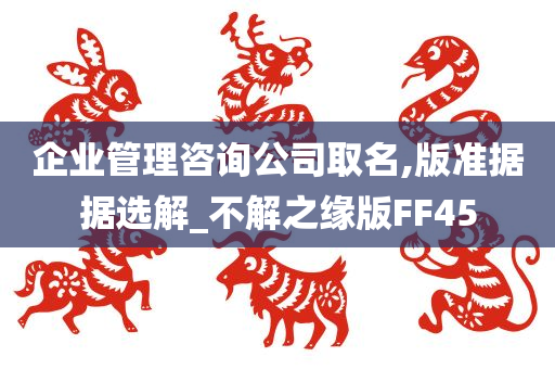 企业管理咨询公司取名,版准据据选解_不解之缘版FF45