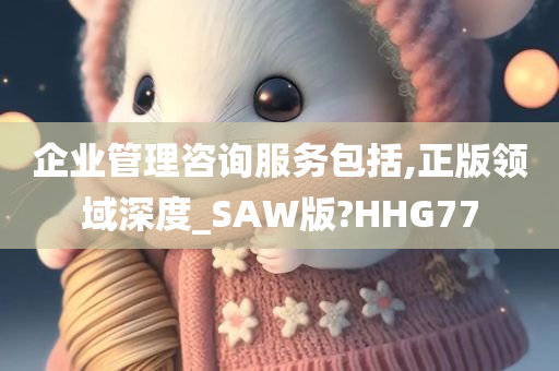 企业管理咨询服务包括,正版领域深度_SAW版?HHG77