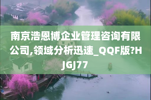 南京浩恩博企业管理咨询有限公司,领域分析迅速_QQF版?HJGJ77