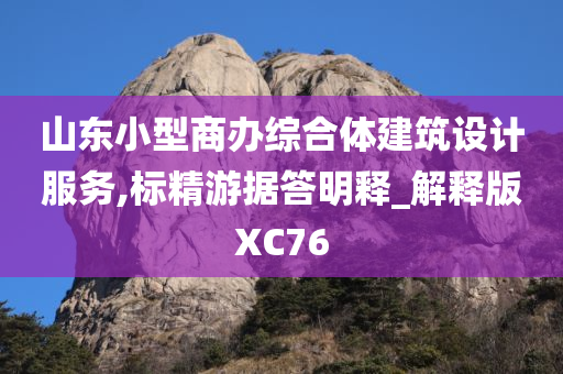 山东小型商办综合体建筑设计服务,标精游据答明释_解释版XC76