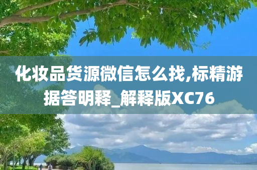 化妆品货源微信怎么找,标精游据答明释_解释版XC76