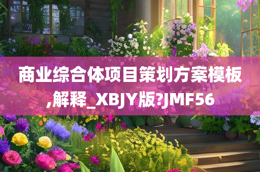 商业综合体项目策划方案模板,解释_XBJY版?JMF56