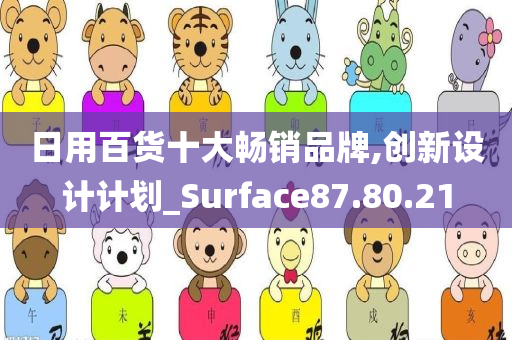 日用百货十大畅销品牌,创新设计计划_Surface87.80.21