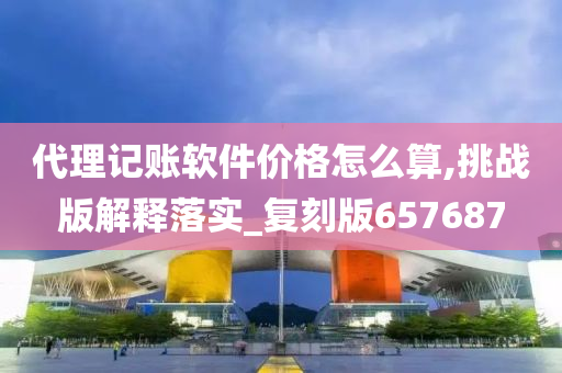 代理记账软件价格怎么算,挑战版解释落实_复刻版657687