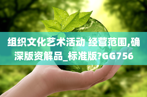 组织文化艺术活动 经营范围,确深版资解品_标准版?GG756