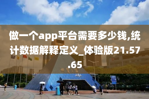 做一个app平台需要多少钱,统计数据解释定义_体验版21.57.65