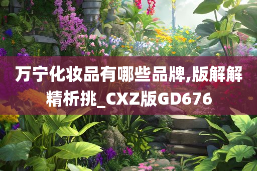 万宁化妆品有哪些品牌,版解解精析挑_CXZ版GD676