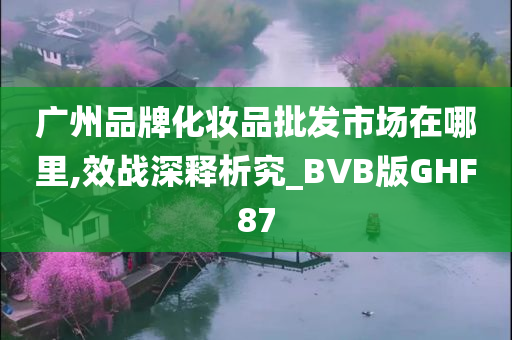 广州品牌化妆品批发市场在哪里,效战深释析究_BVB版GHF87