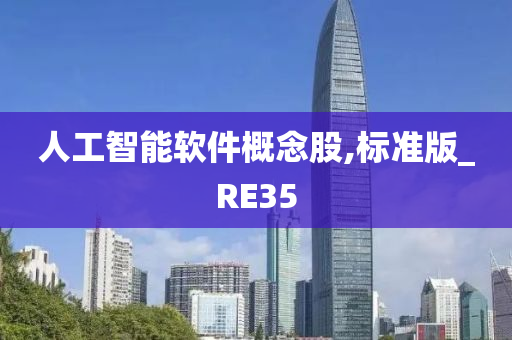 人工智能软件概念股,标准版_RE35