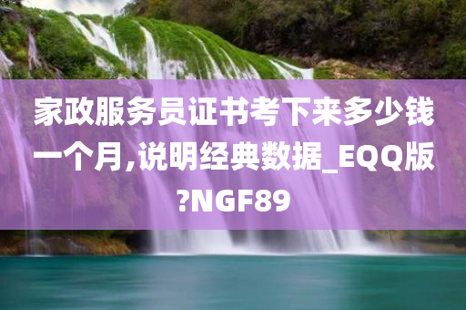 家政服务员证书考下来多少钱一个月,说明经典数据_EQQ版?NGF89