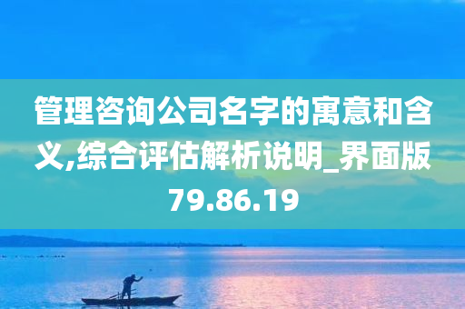 管理咨询公司名字的寓意和含义,综合评估解析说明_界面版79.86.19