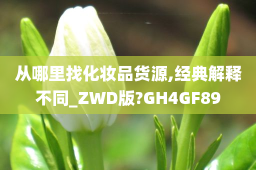 从哪里找化妆品货源,经典解释不同_ZWD版?GH4GF89