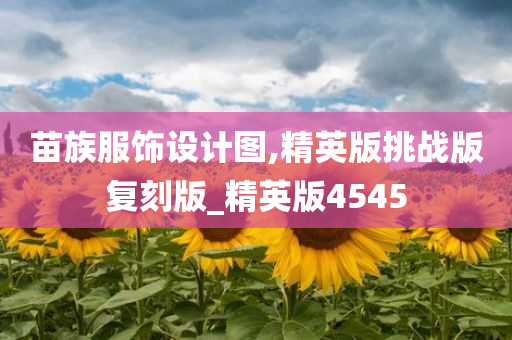 苗族服饰设计图,精英版挑战版复刻版_精英版4545