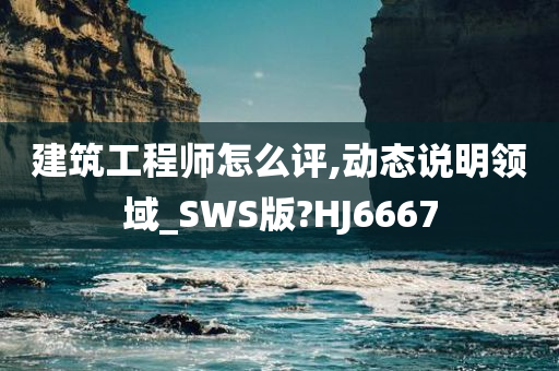 建筑工程师怎么评,动态说明领域_SWS版?HJ6667