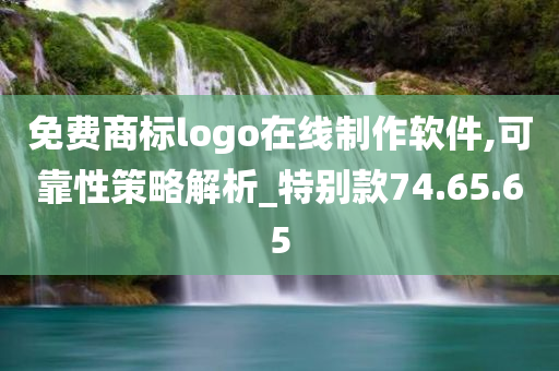 免费商标logo在线制作软件,可靠性策略解析_特别款74.65.65