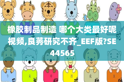 橡胶制品制造 哪个大类最好呢视频,良莠研究不齐_EEF版?SE44565