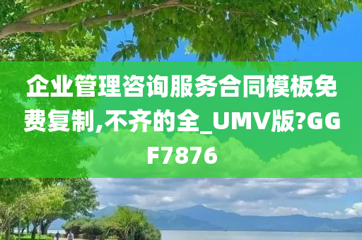 企业管理咨询服务合同模板免费复制,不齐的全_UMV版?GGF7876