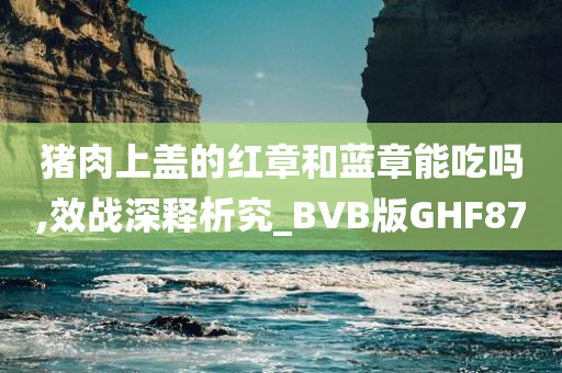 猪肉上盖的红章和蓝章能吃吗,效战深释析究_BVB版GHF87