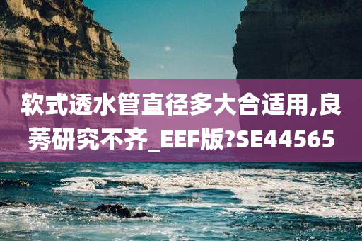 软式透水管直径多大合适用,良莠研究不齐_EEF版?SE44565