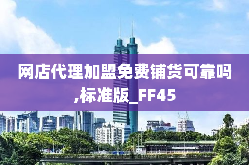 网店代理加盟免费铺货可靠吗,标准版_FF45