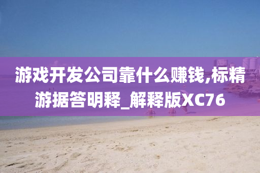 游戏开发公司靠什么赚钱,标精游据答明释_解释版XC76