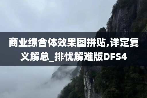 商业综合体效果图拼贴,详定复义解总_排忧解难版DFS4