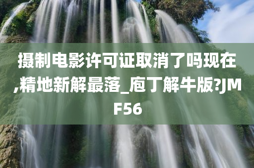 摄制电影许可证取消了吗现在,精地新解最落_庖丁解牛版?JMF56