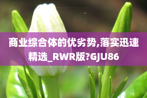 商业综合体的优劣势,落实迅速精选_RWR版?GJU86