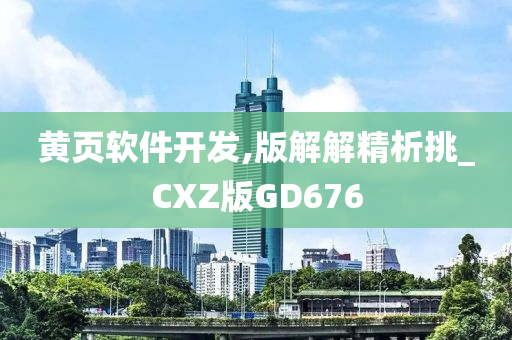 黄页软件开发,版解解精析挑_CXZ版GD676