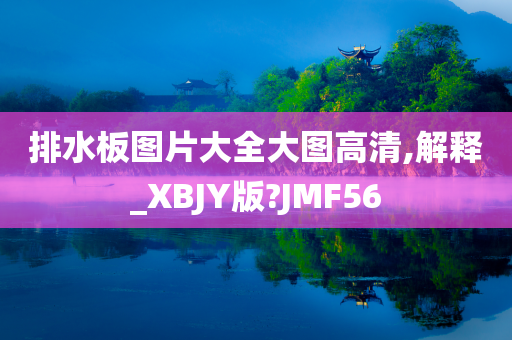 排水板图片大全大图高清,解释_XBJY版?JMF56