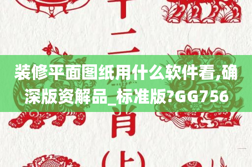 装修平面图纸用什么软件看,确深版资解品_标准版?GG756