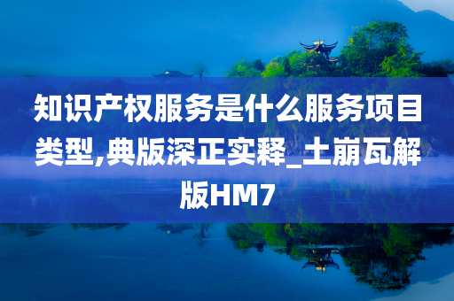 知识产权服务是什么服务项目类型,典版深正实释_土崩瓦解版HM7