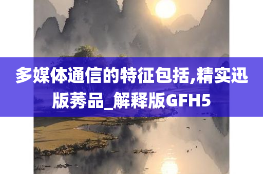 多媒体通信的特征包括,精实迅版莠品_解释版GFH5