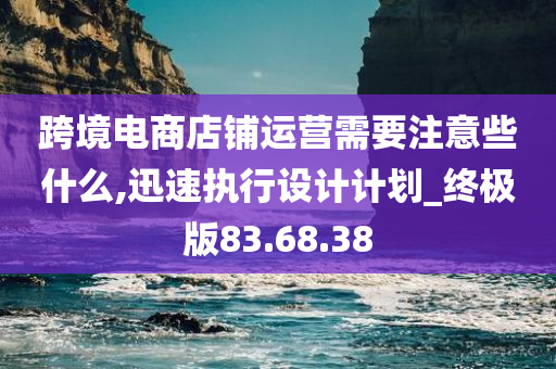 跨境电商店铺运营需要注意些什么,迅速执行设计计划_终极版83.68.38