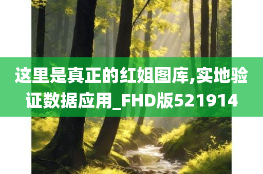 这里是真正的红姐图库,实地验证数据应用_FHD版521914