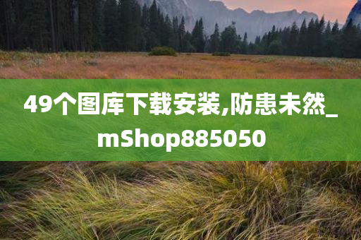 49个图库下载安装,防患未然_mShop885050